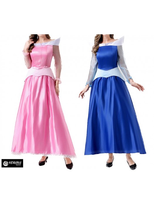 Aurora Vestito Carnevale Donna Dress up Sleeping Beauty Woman Costume AURW01B R